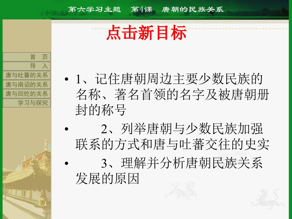 傅隆田的课件设计唐朝的民族关系