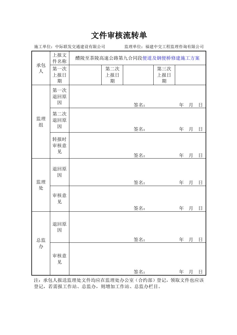 施工便道和便桥施工方案