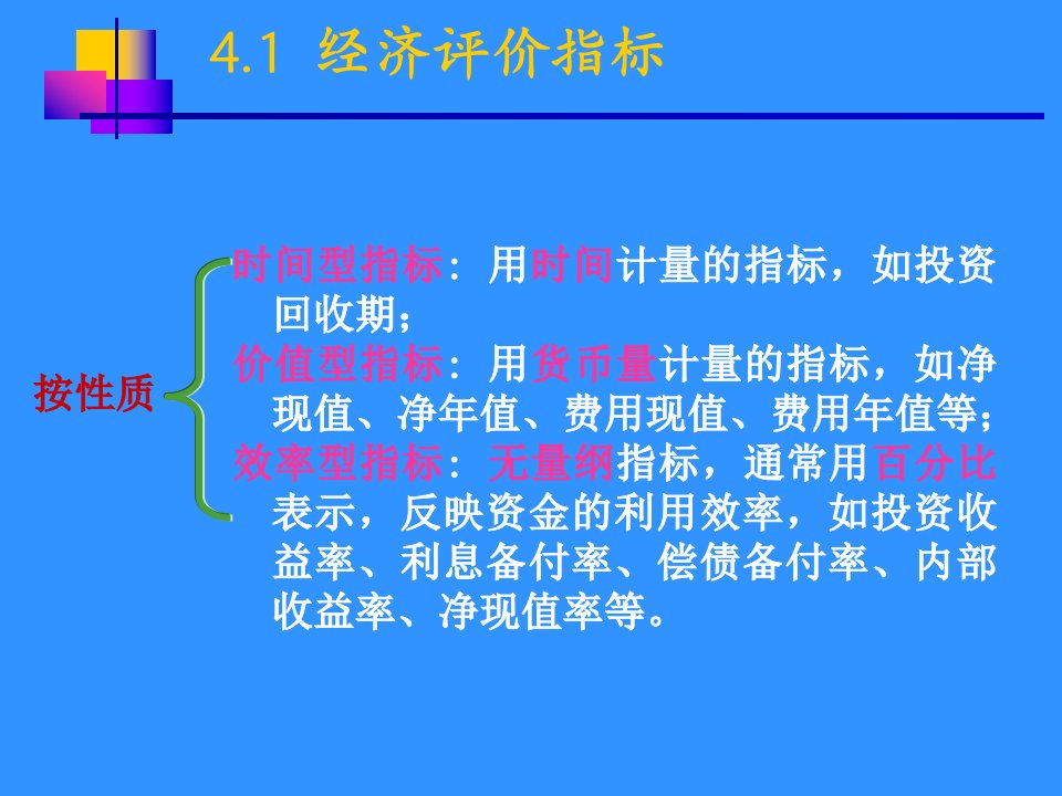 第4章经济效果评价指标