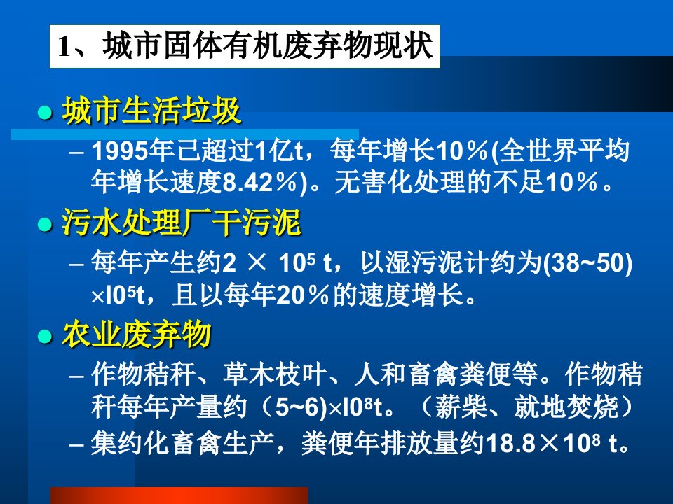 环境微生物学05第九章固体废物的生物处理