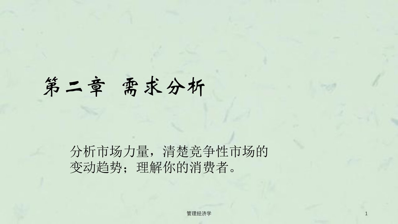 管理经济学课件