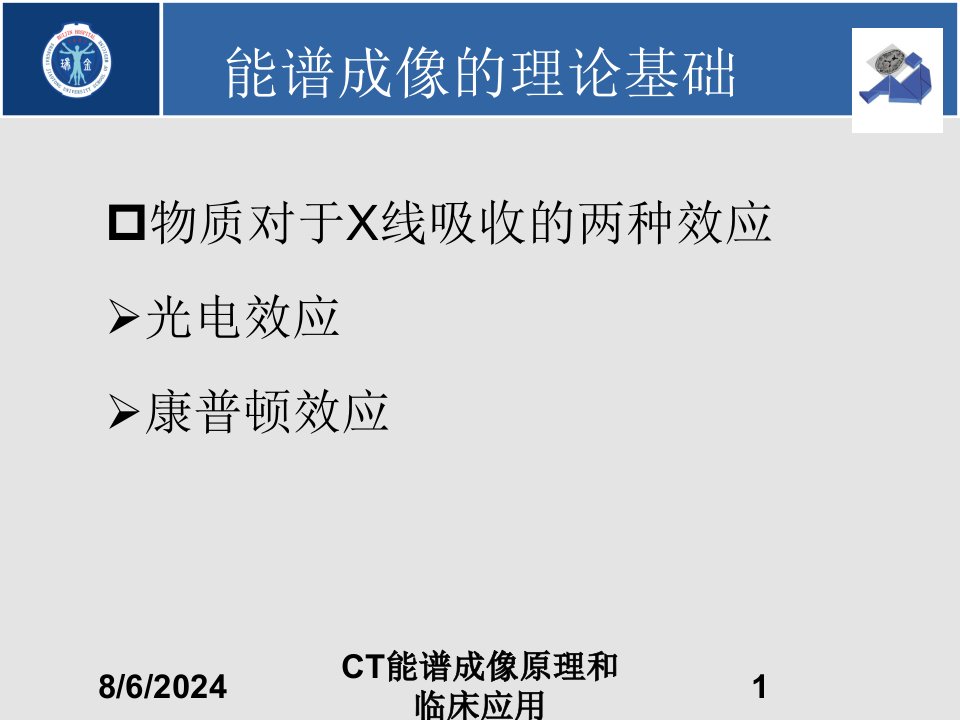 2021年CT能谱成像原理和临床应用