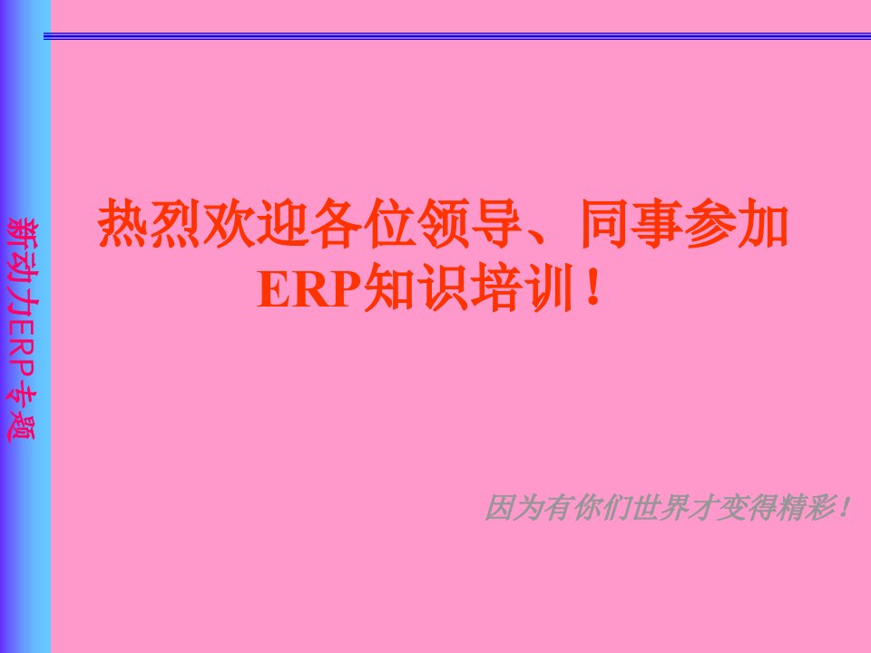 新动力ERP专题PPT185提高企业管理水平的系统工程