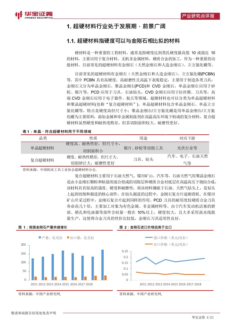 超硬材料产业崛起，“硬科技”企业打开成长空间