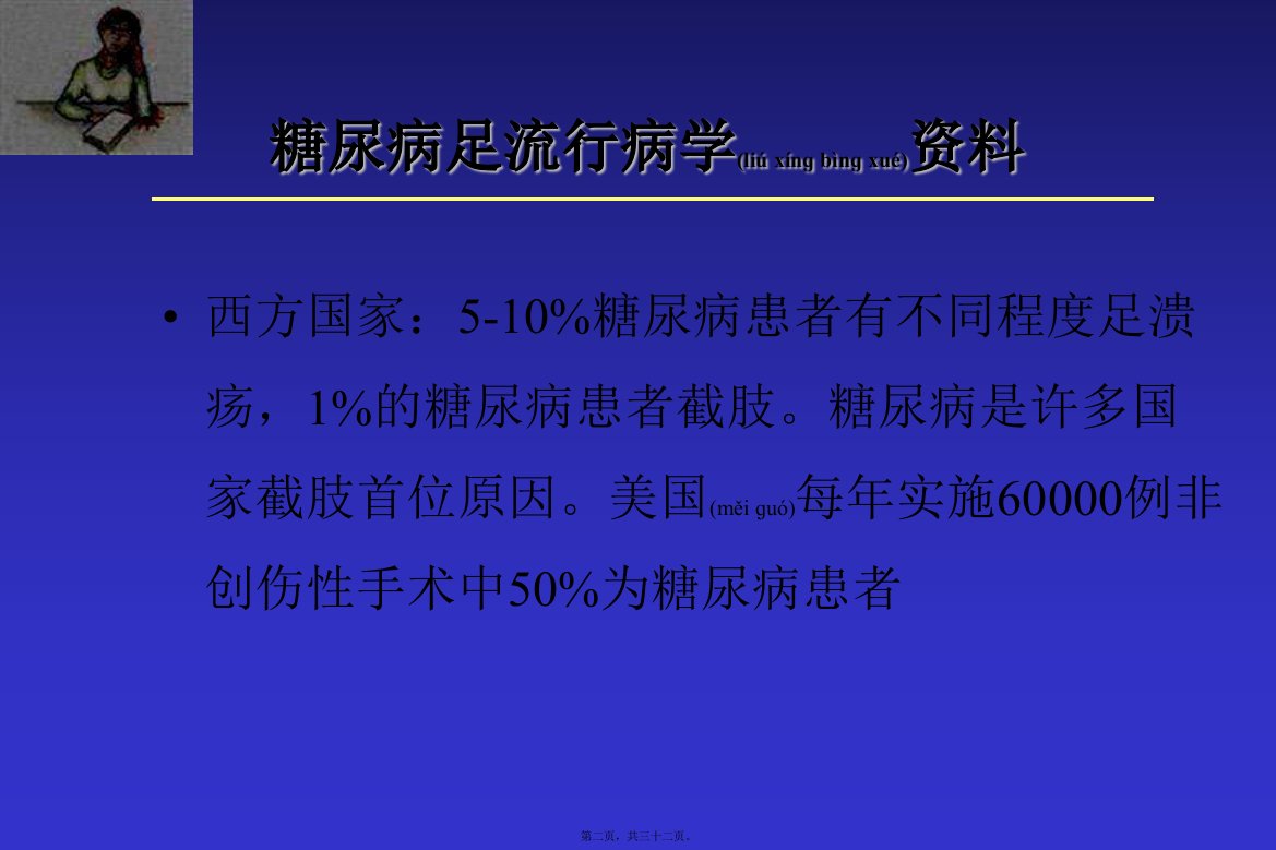 医学专题糖尿病足病变