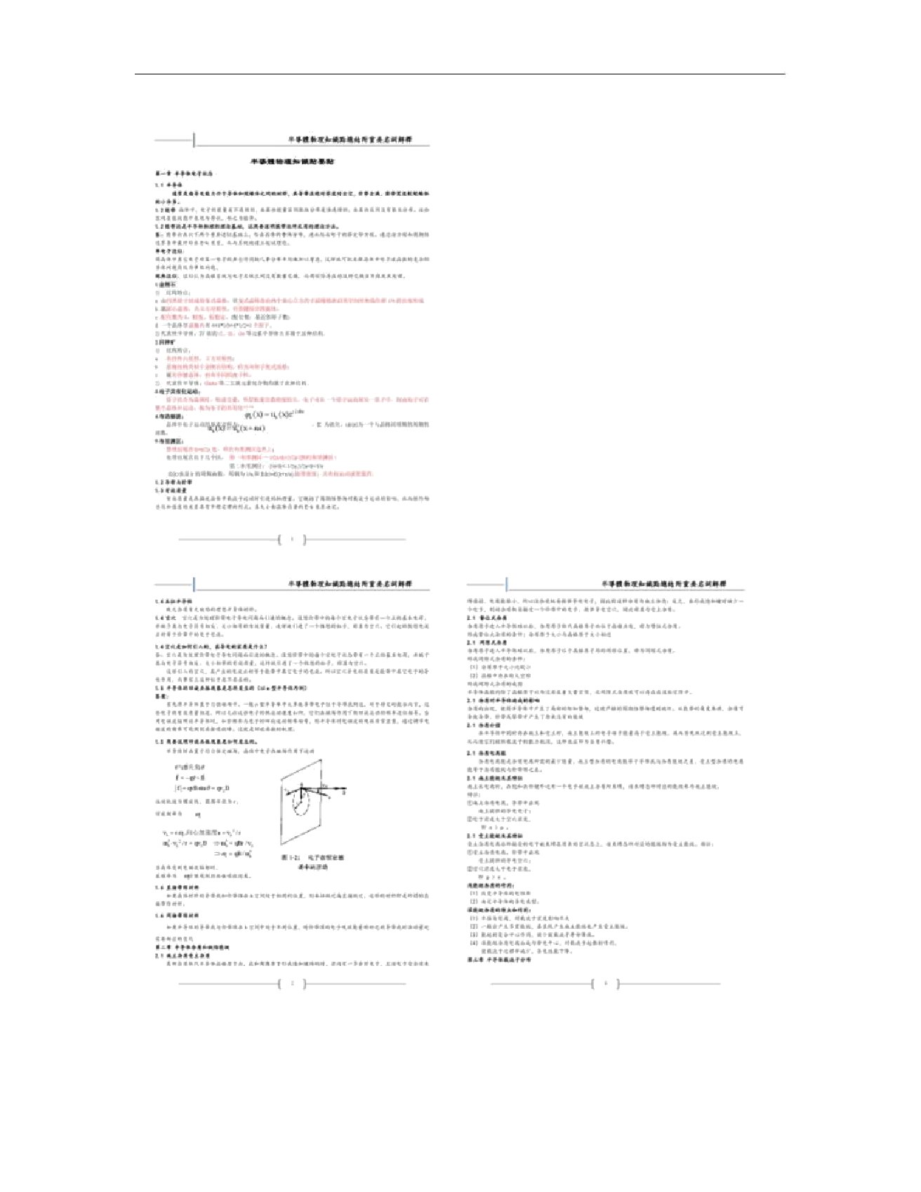 半导体物理学知识重点总结(精)