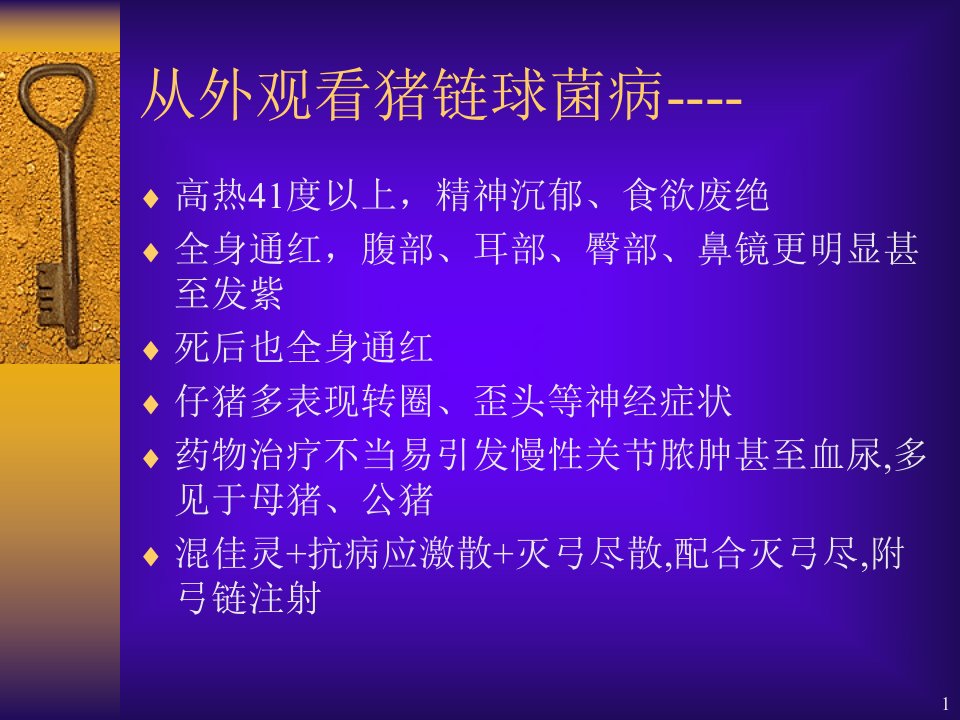 医学专题从外观看猪病诊治