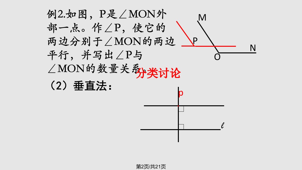 平行线复习已修改课件