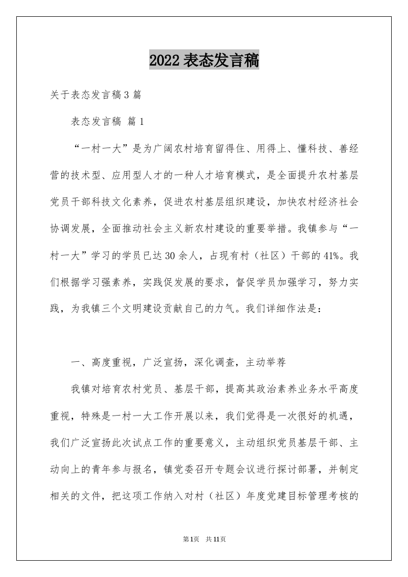 2022表态发言稿_3