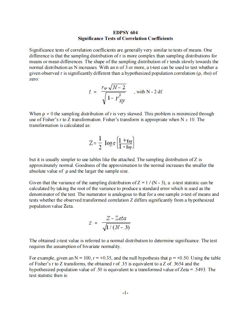 fishertransformation系数差异检验