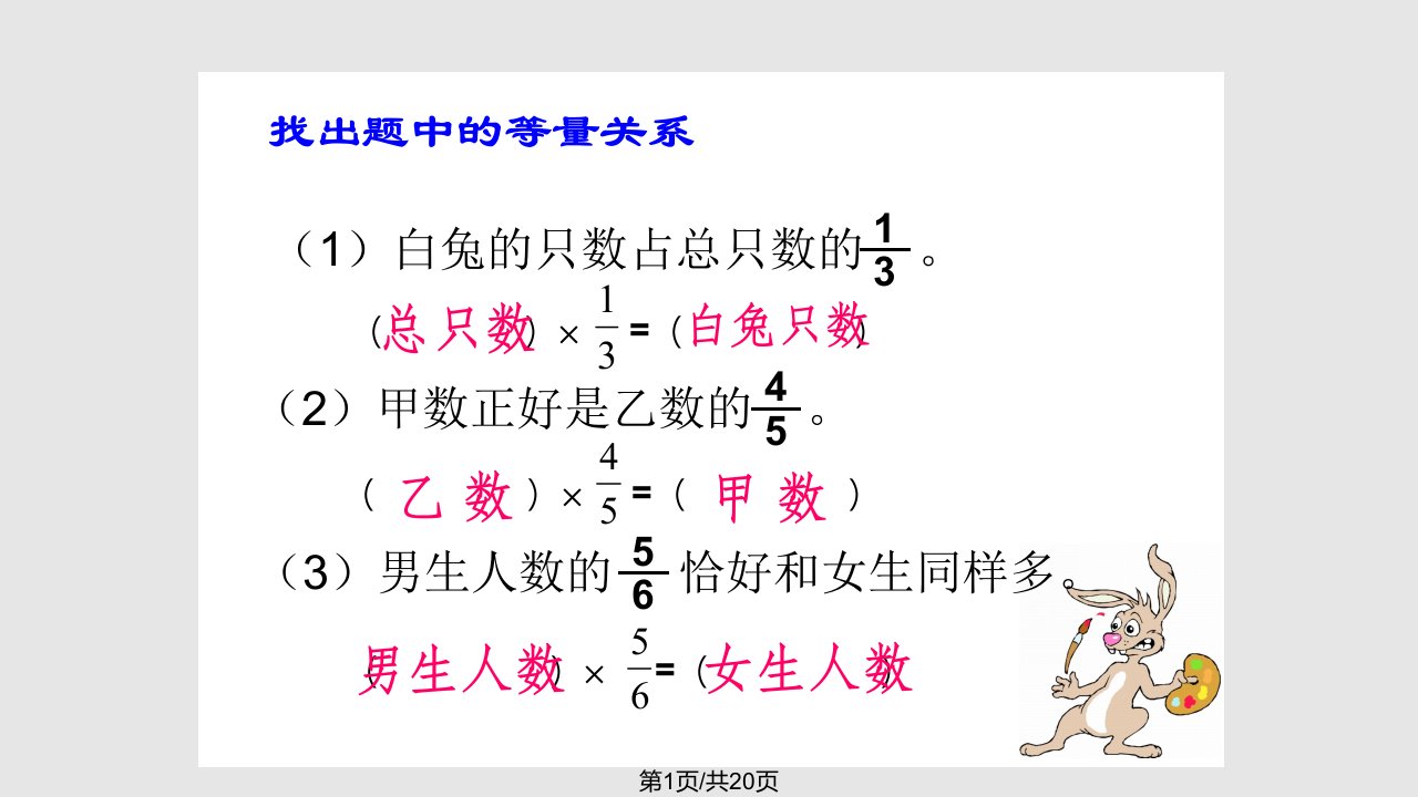 小学数学六年级上册分数除法解决问题一