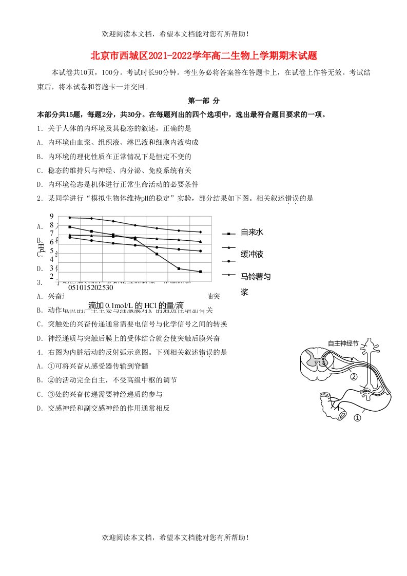 北京市西城区2021