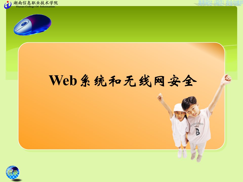 Web系统和无线网安全