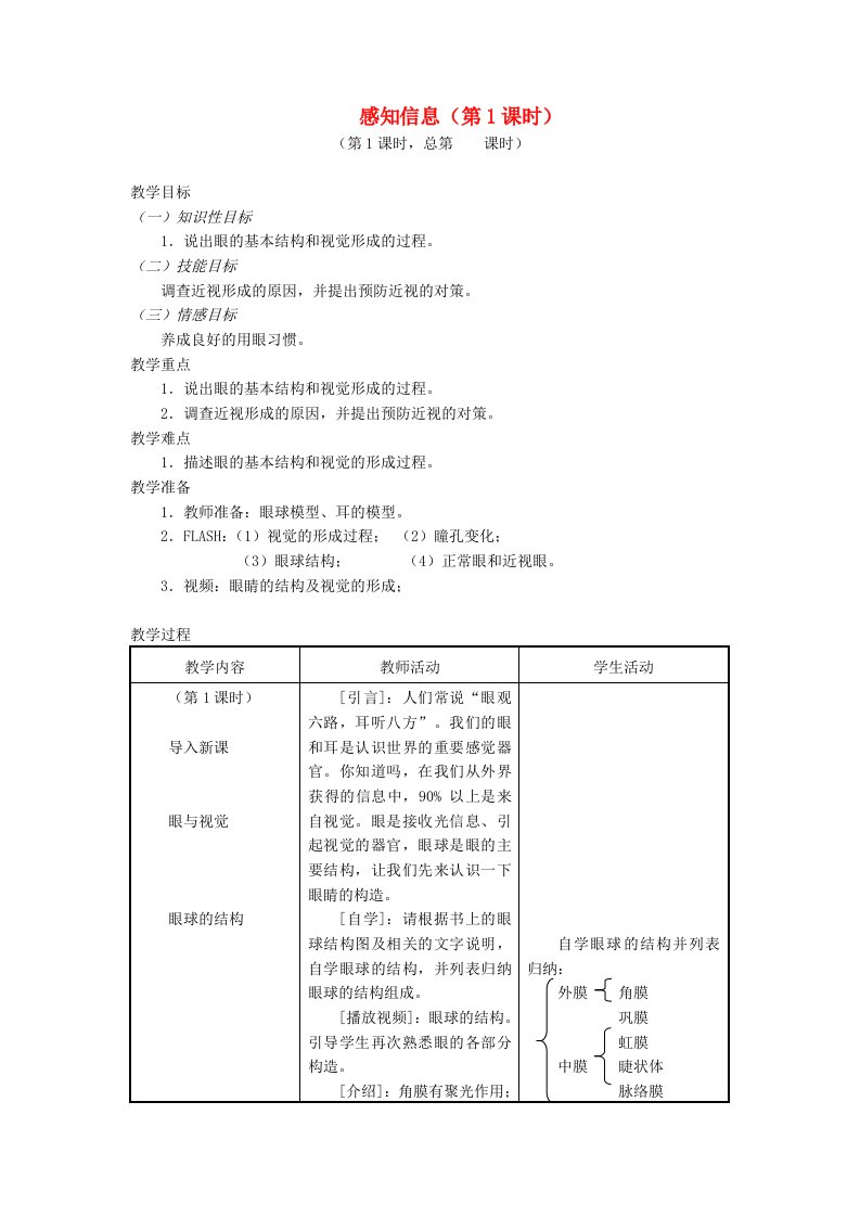 七年级生物下册