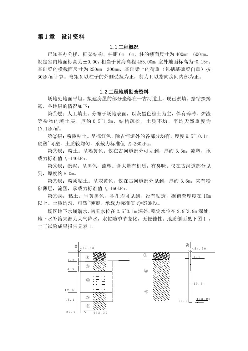 基础工程课程设计