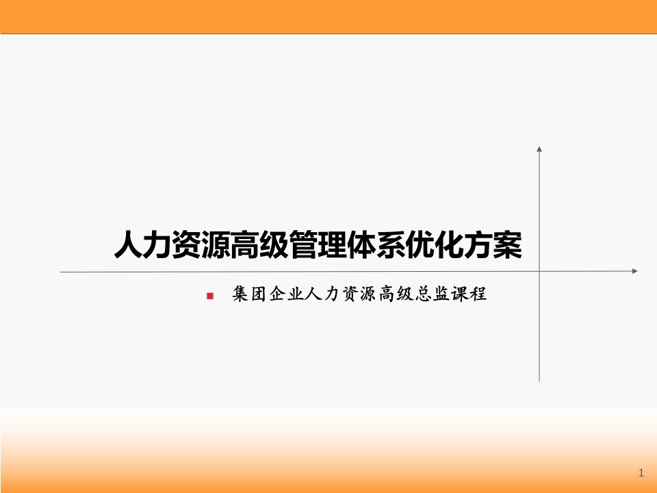 HR高级总监集团公司人力资源管理体系优化方案