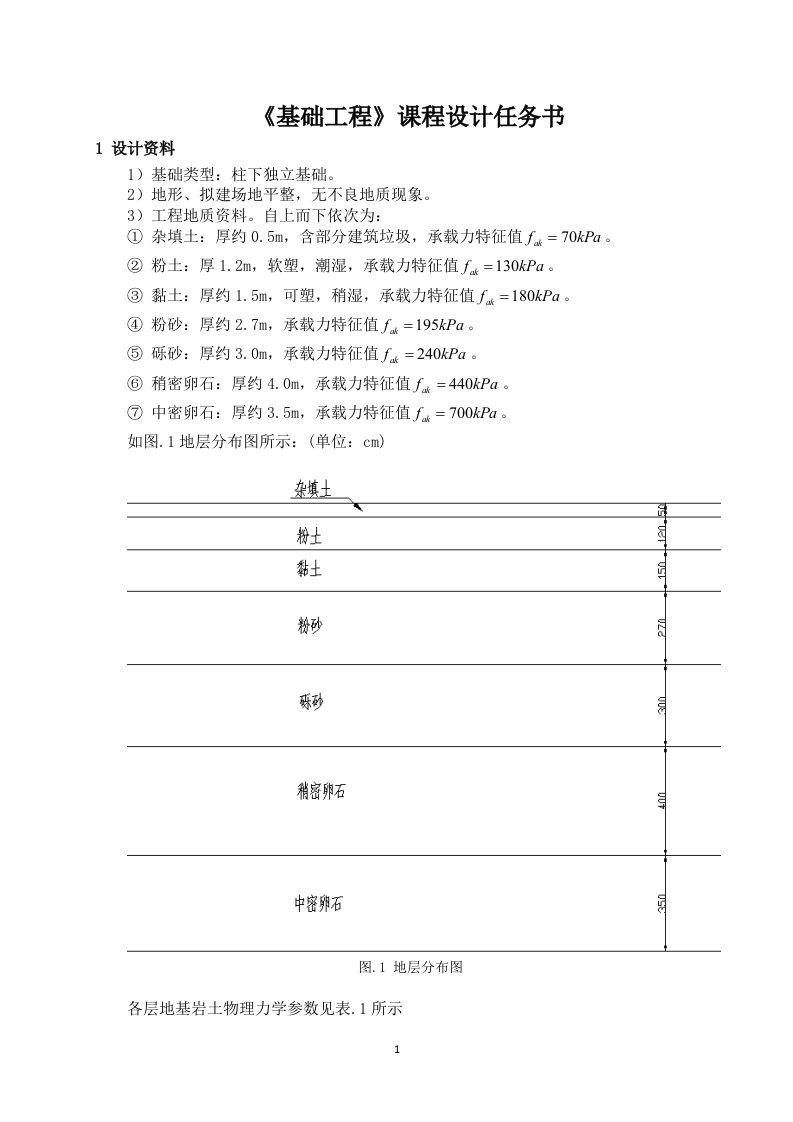 基础工程课程设计