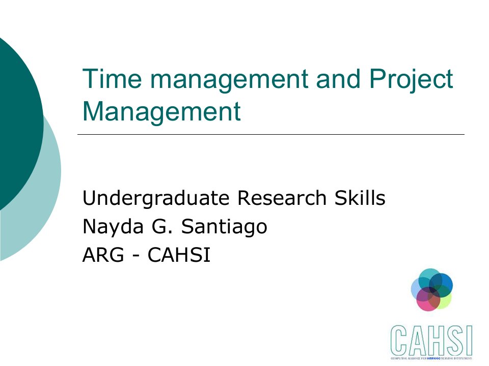 TimemanagementandProjectManagement时间管理