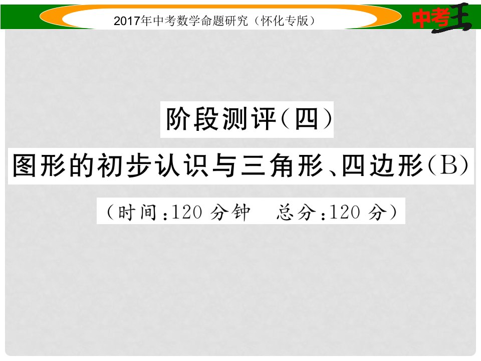 中考数学总复习