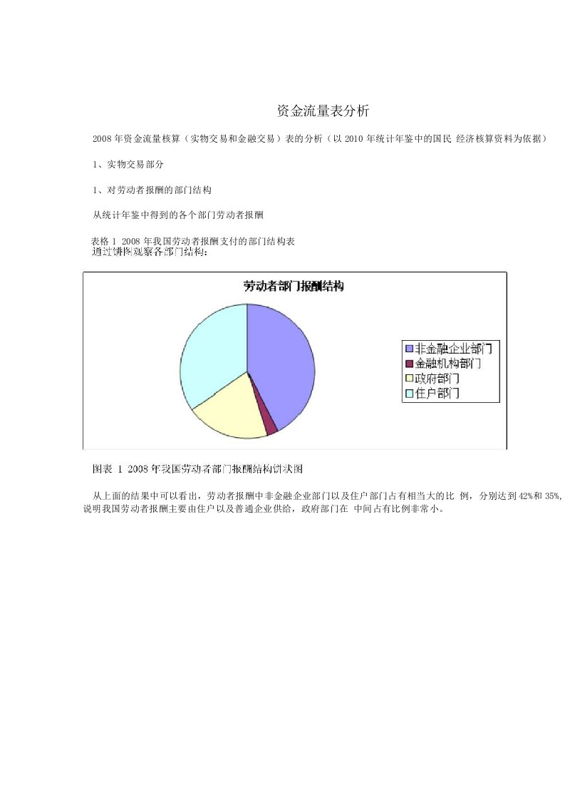 资金流量表分析