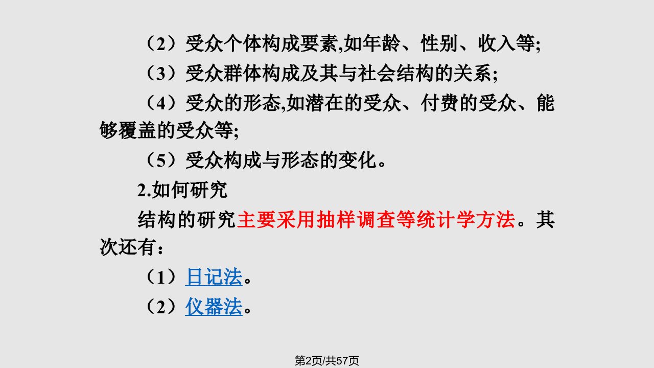 受众研究传统视野与性质