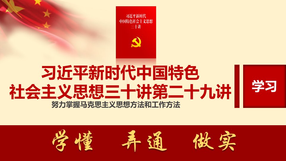 新时代中国特色社会主义思想三十讲第二十九讲学习解读专题党课ppt课件