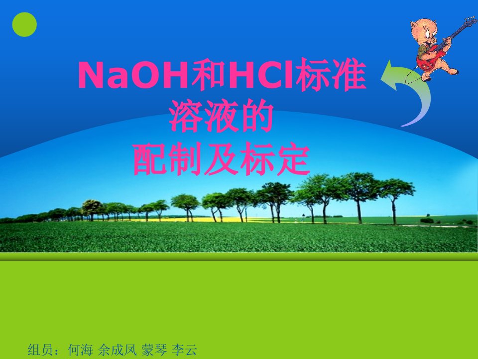 NaOH和HCl标准溶液的