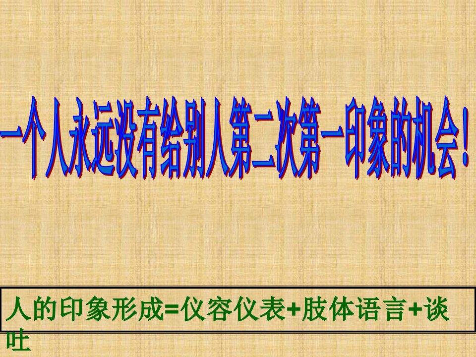 餐厅仪容仪表礼仪礼貌培训