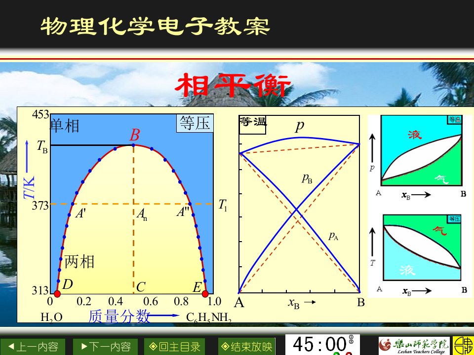 相平衡物理化学电子教案