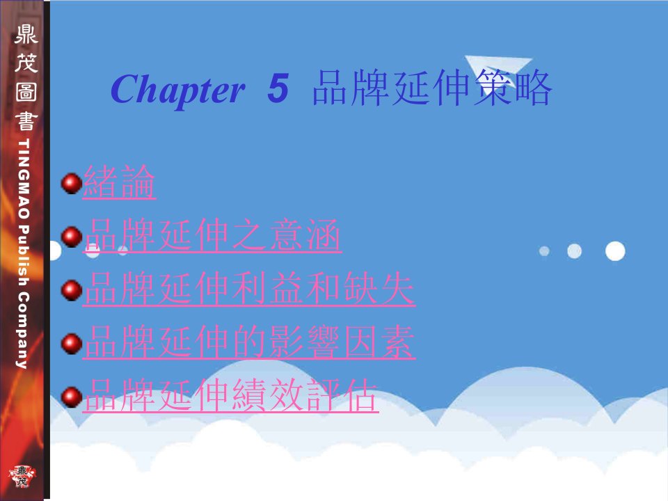 战略管理-Chapter5品牌延伸策略