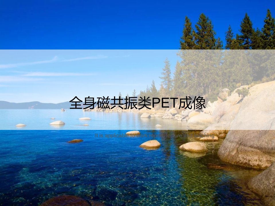 《全身磁共振类PET成像》PPT课件教案