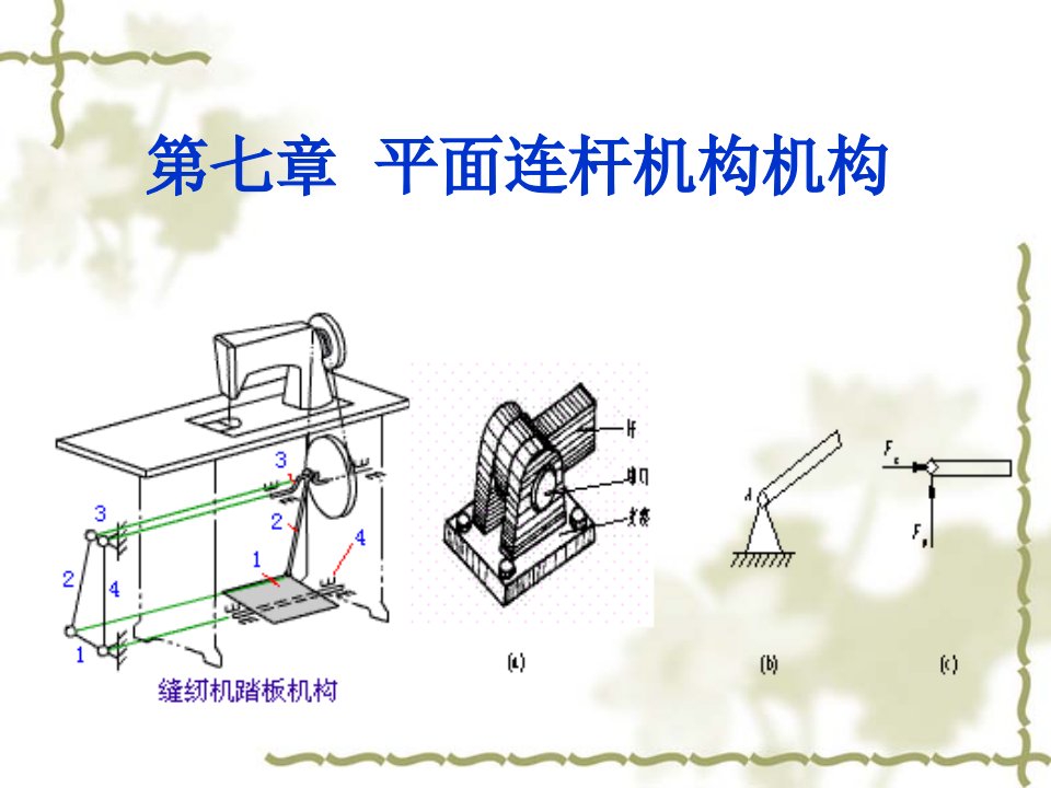 铰链四杆机构课件