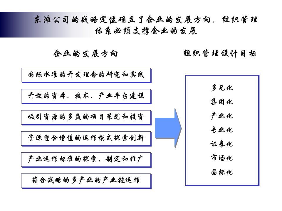 组织管理体系设计的目标