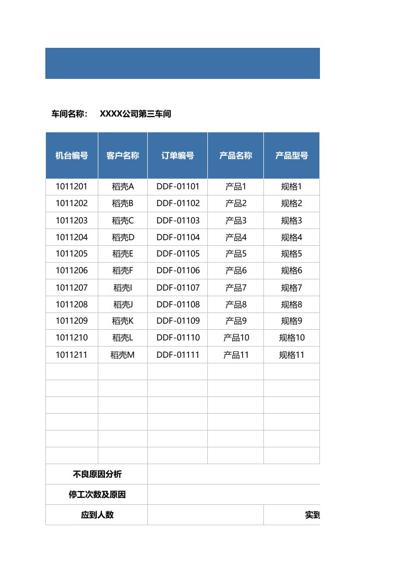 精品文档-81生产日报表自动统计