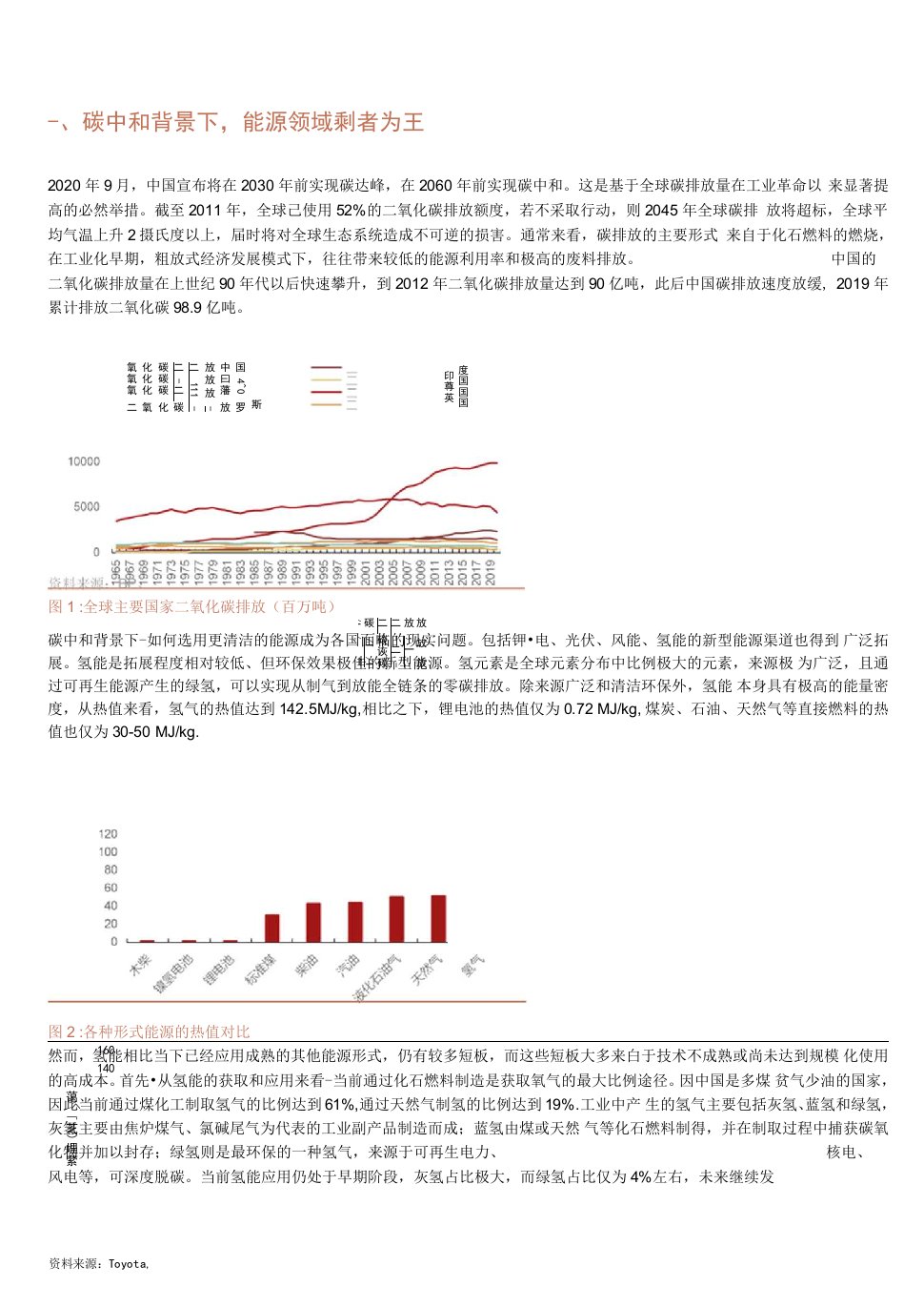 碳中和之路需“氢”装上阵，产业链视角寻“能”工巧匠