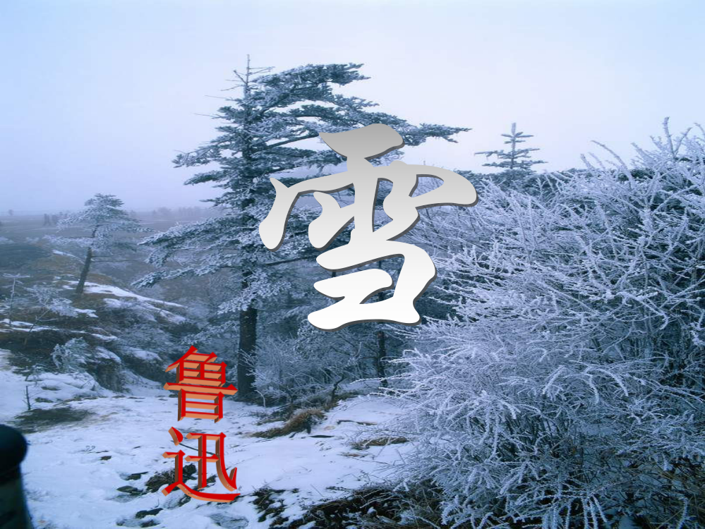 《雪》课件第二课时