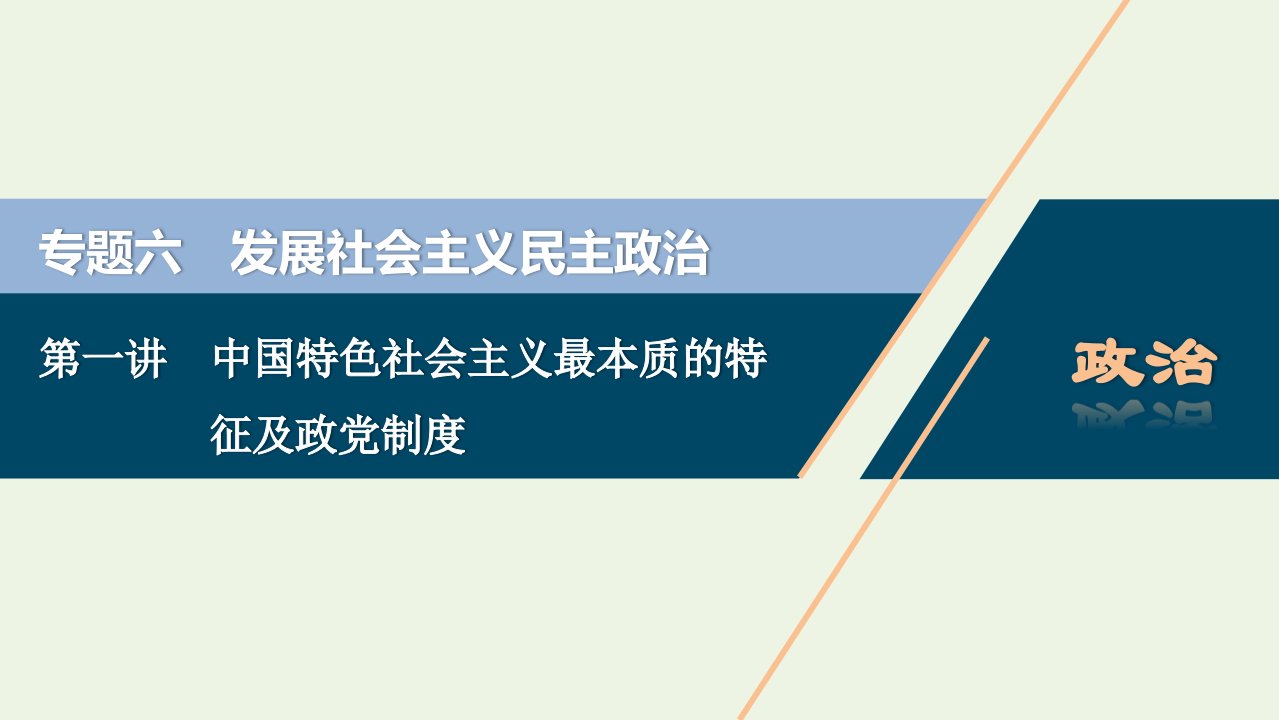 浙江省高考政治二轮复习