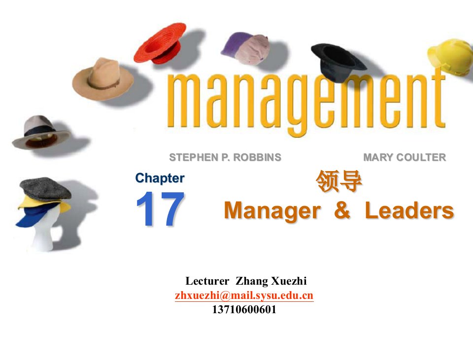 管理学教学课件张学志chapter17