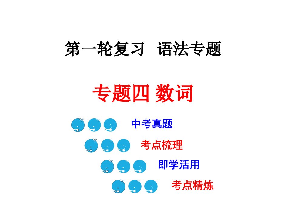 数词公开课课件