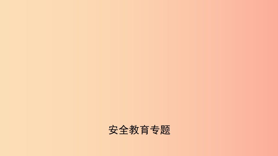 山东省2019年中考道德与法治总复习