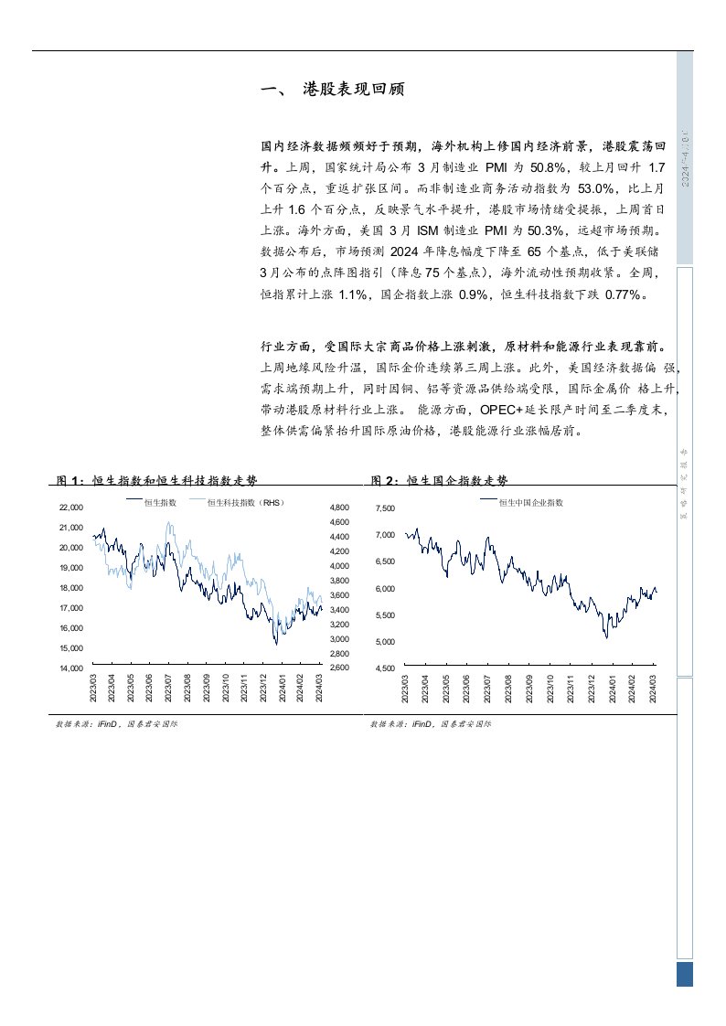 策略研究报告：港股红利为主，关注科技制造与出口链