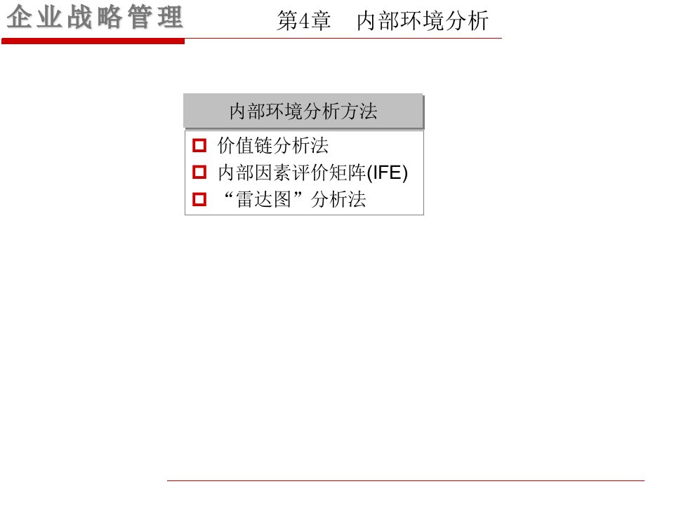 战略管理二（PPT99页)