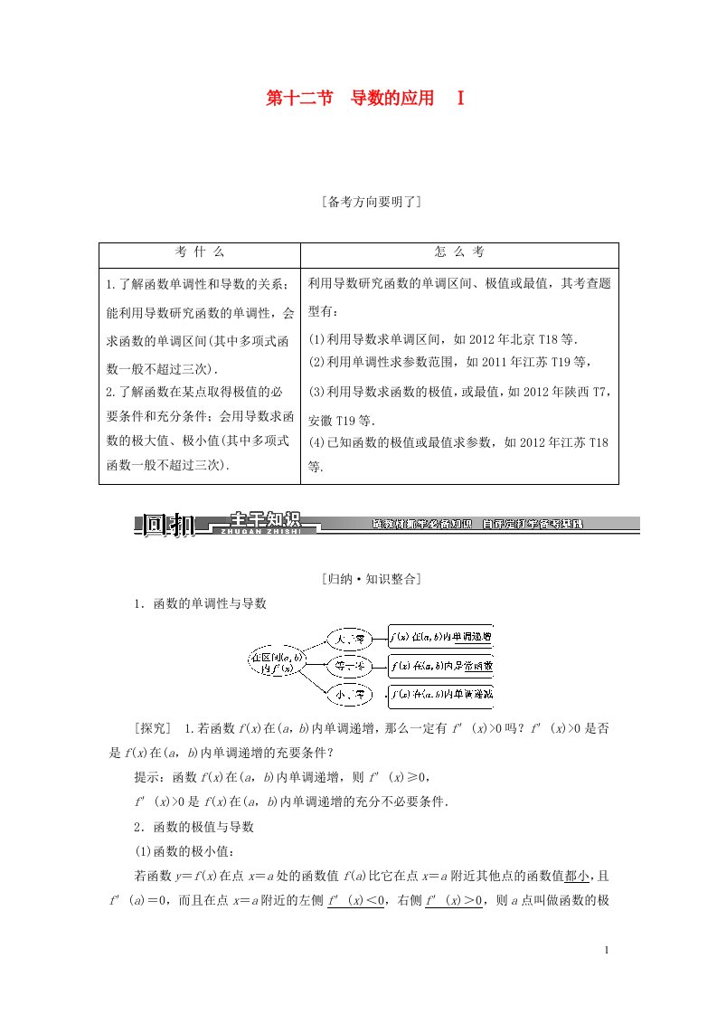 高考数学一轮复习