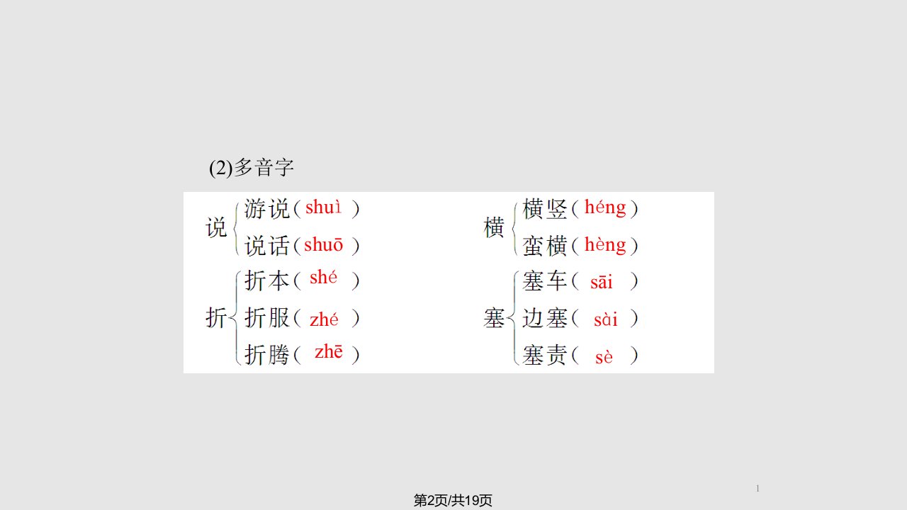 语文粤教我回顾资料