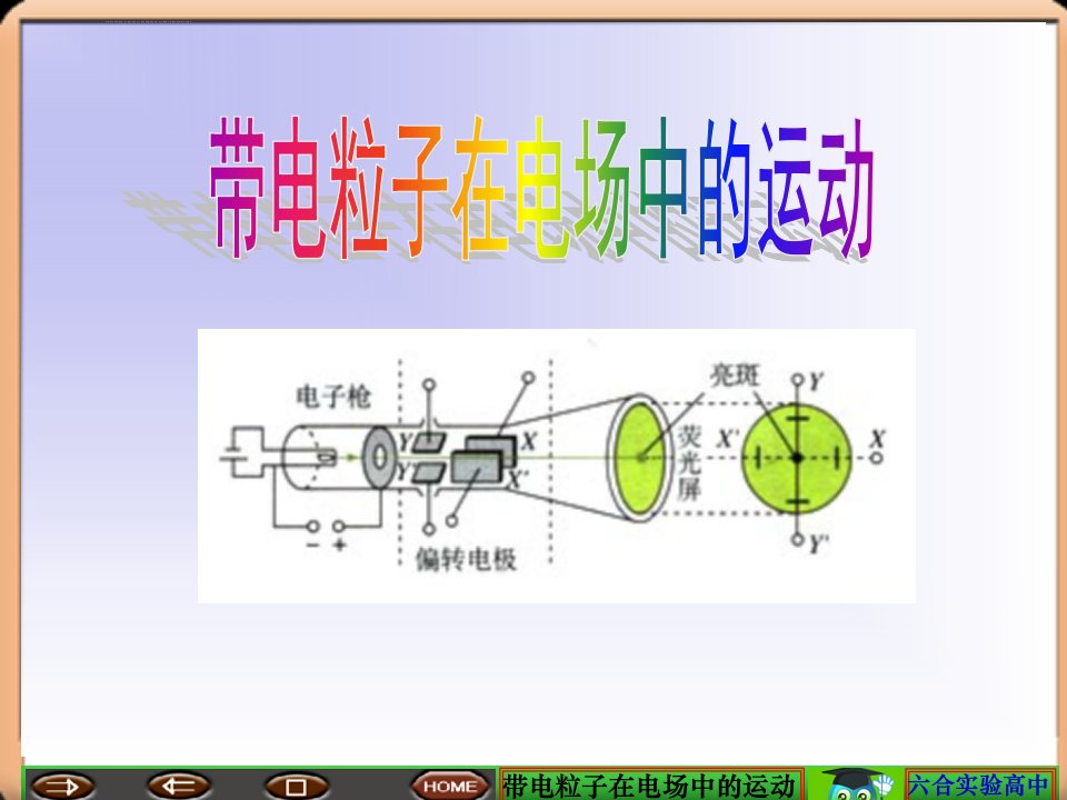 带电粒子在电场中的运动课件