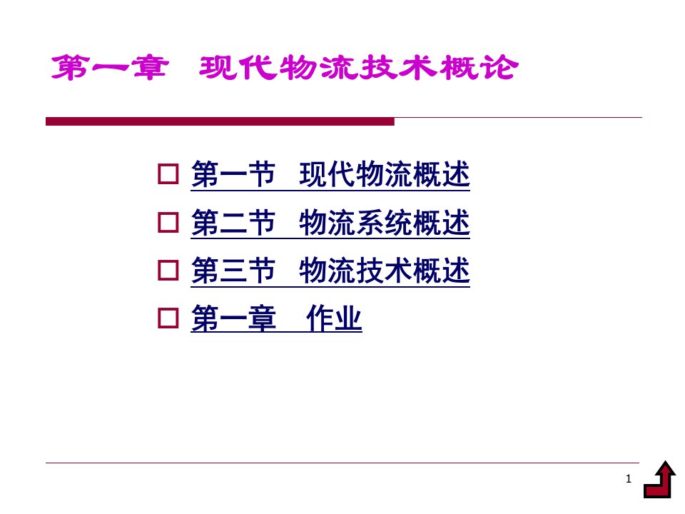 现代物流技术01