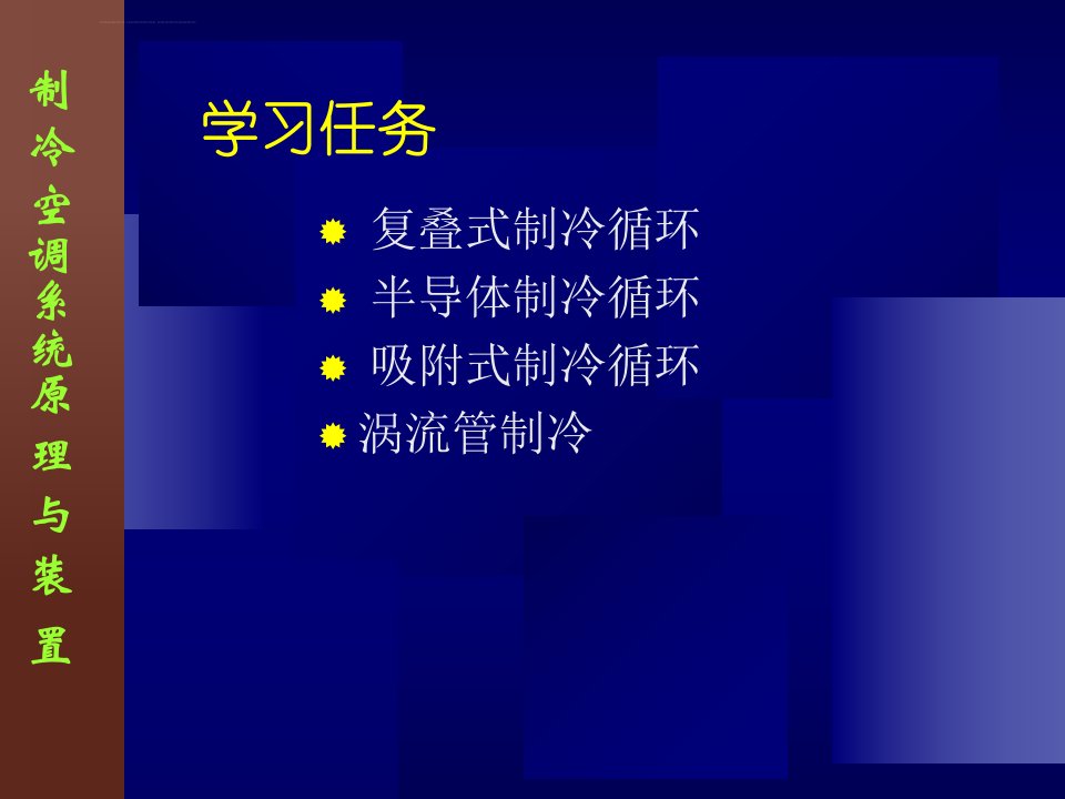 制冷循环原理与装置ppt课件