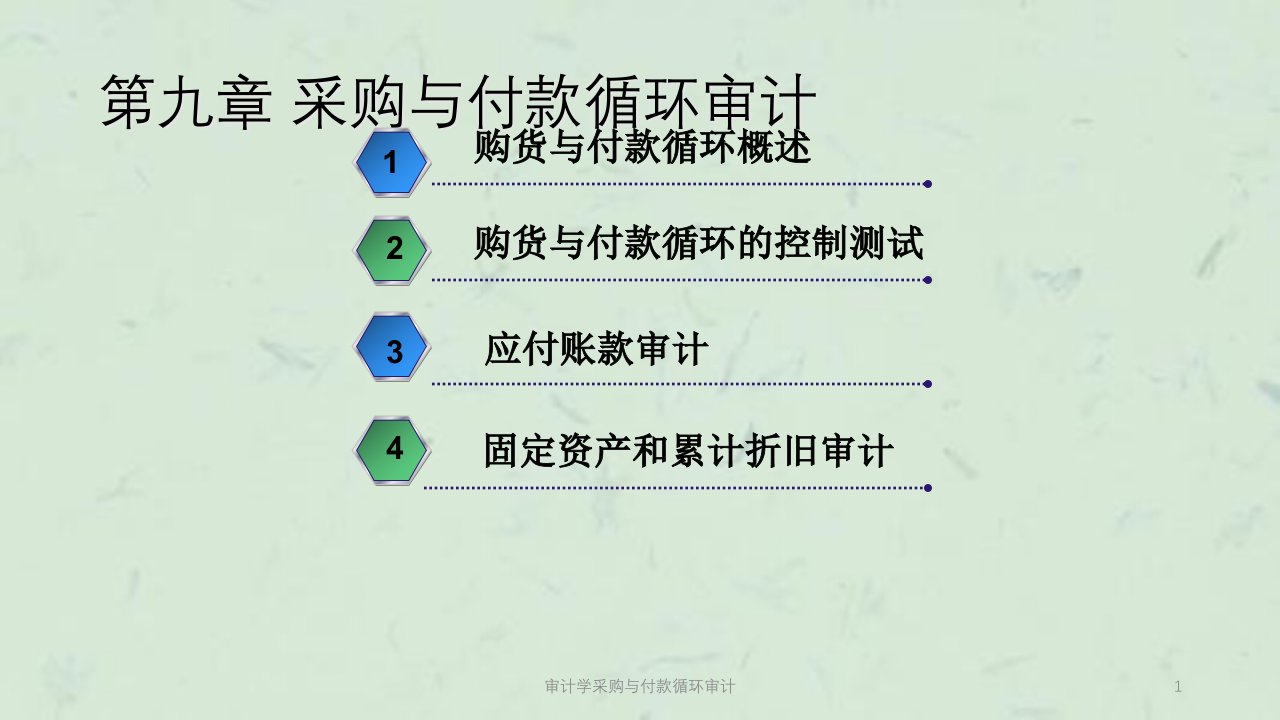 审计学采购与付款循环审计ppt课件