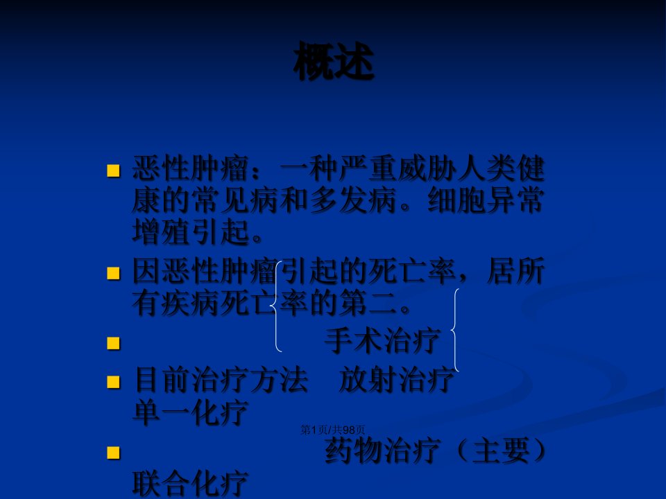 常见抗肿瘤药物分类及主要不良反应对策