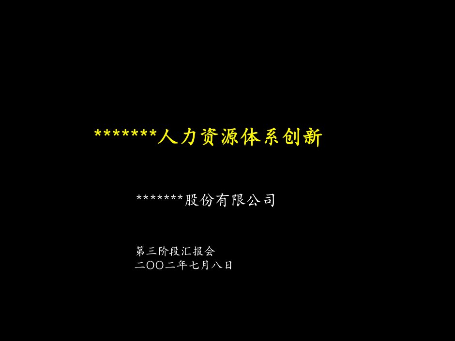 人力资源体系创新(1)